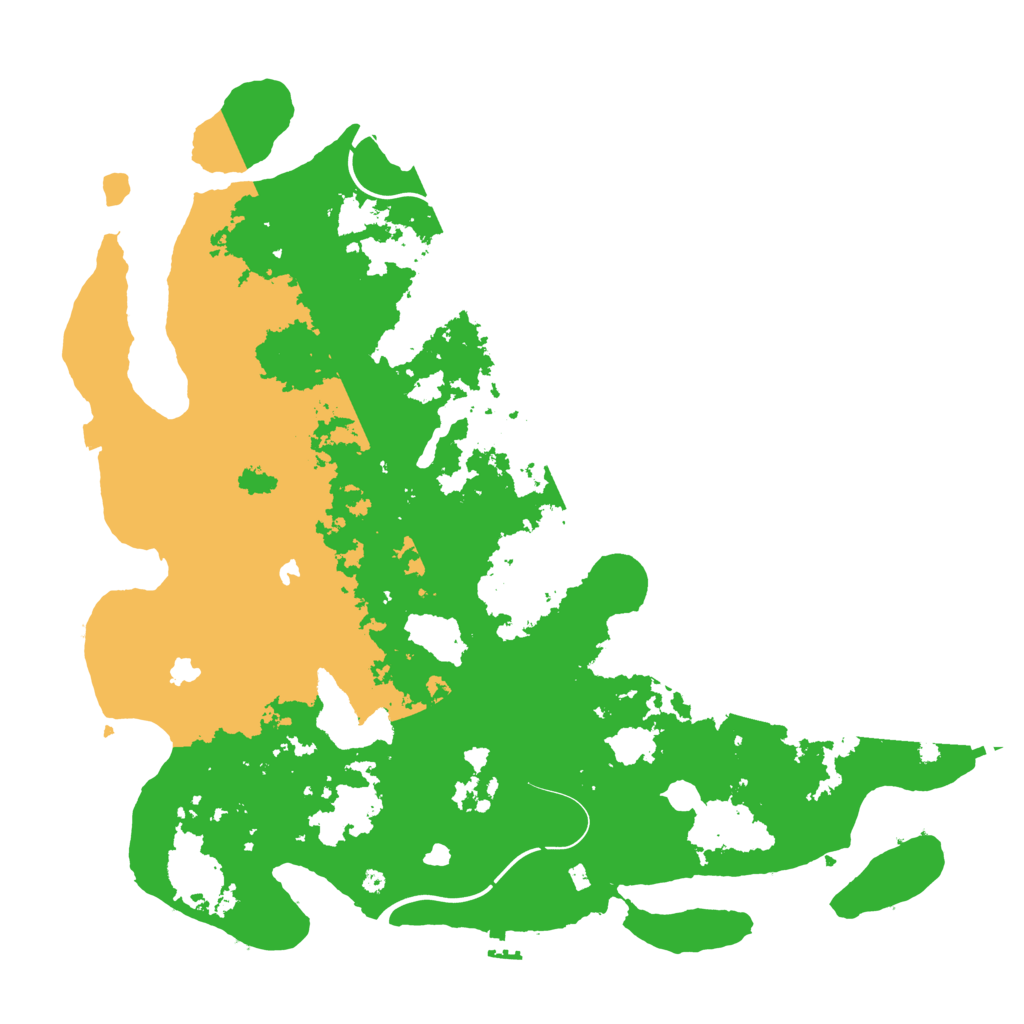 Biome Rust Map: Procedural Map, Size: 4500, Seed: 137830422