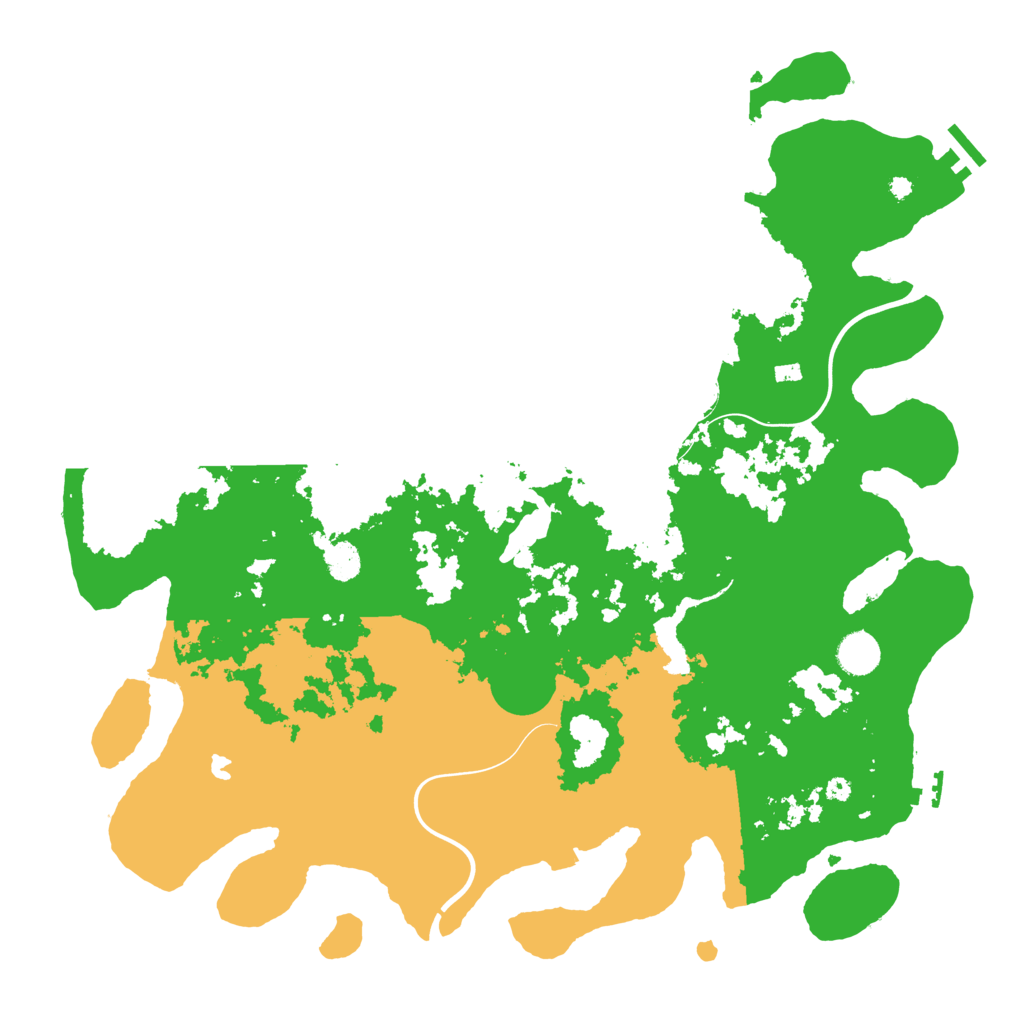 Biome Rust Map: Procedural Map, Size: 4191, Seed: 17762077