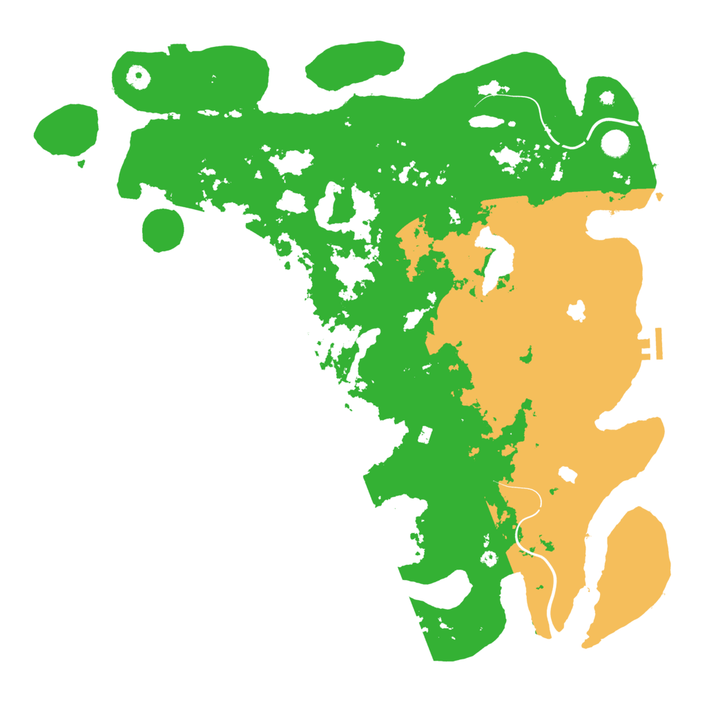 Biome Rust Map: Procedural Map, Size: 4500, Seed: 1454059267