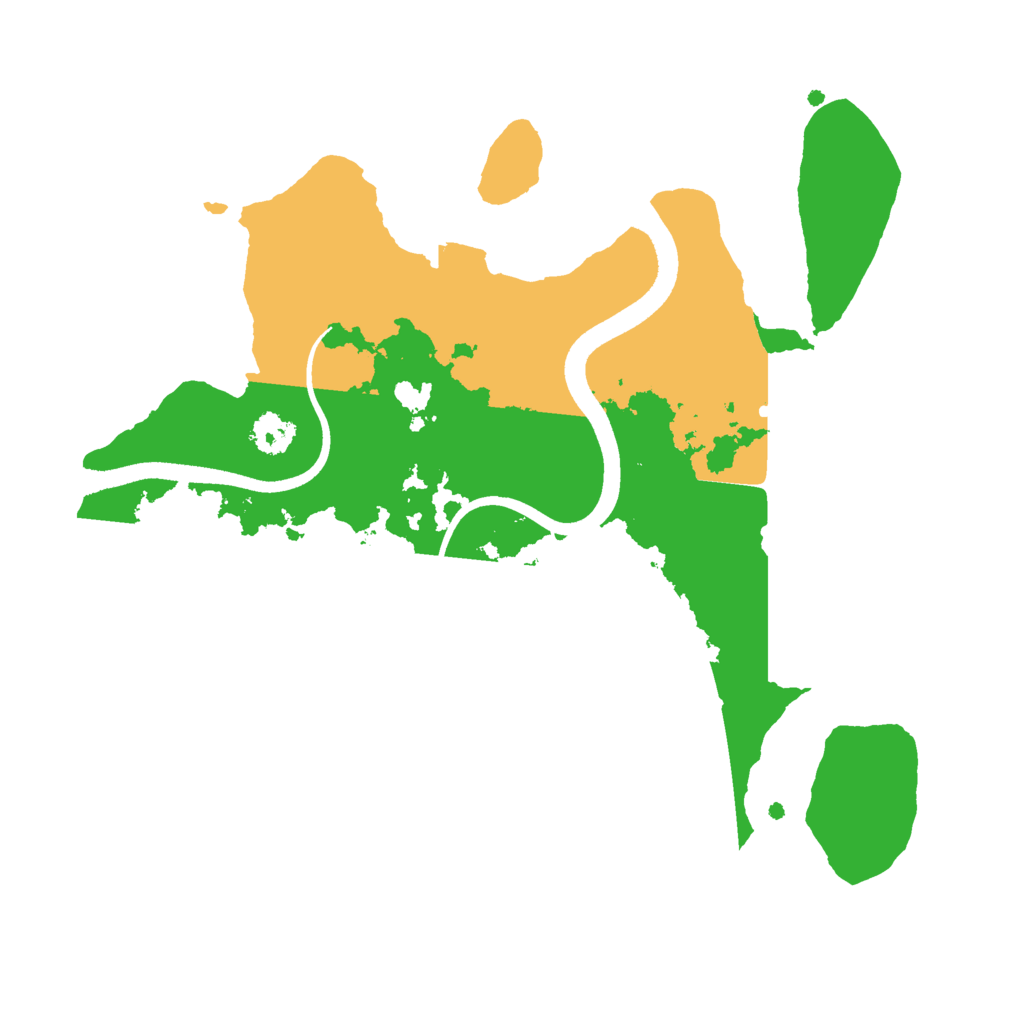 Biome Rust Map: Procedural Map, Size: 2500, Seed: 1852062710