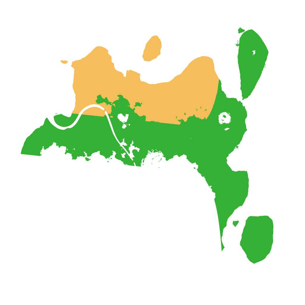 Biome Rust Map: Procedural Map, Size: 2500, Seed: 1852062710