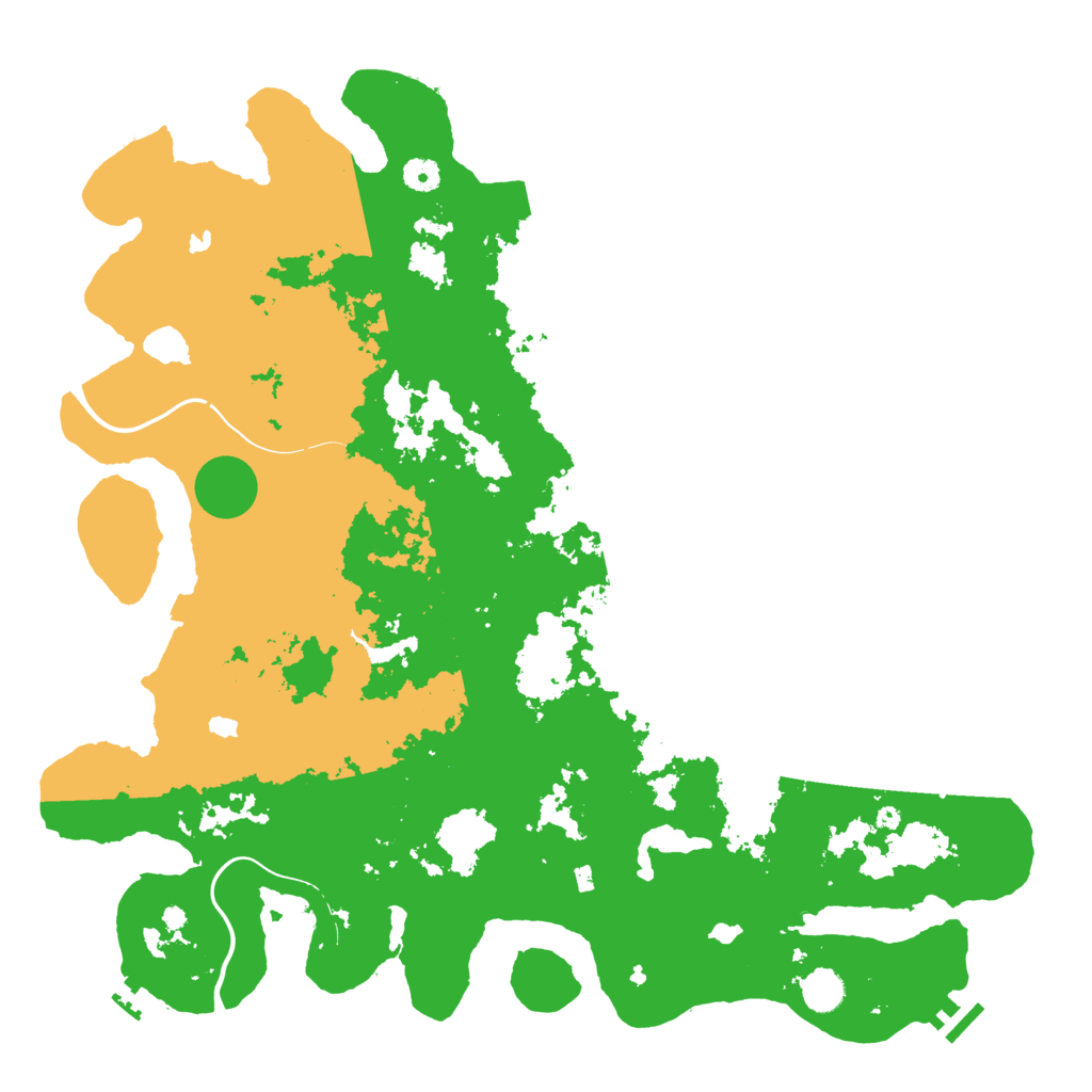 Biome Rust Map: Procedural Map, Size: 4600, Seed: 1451977473