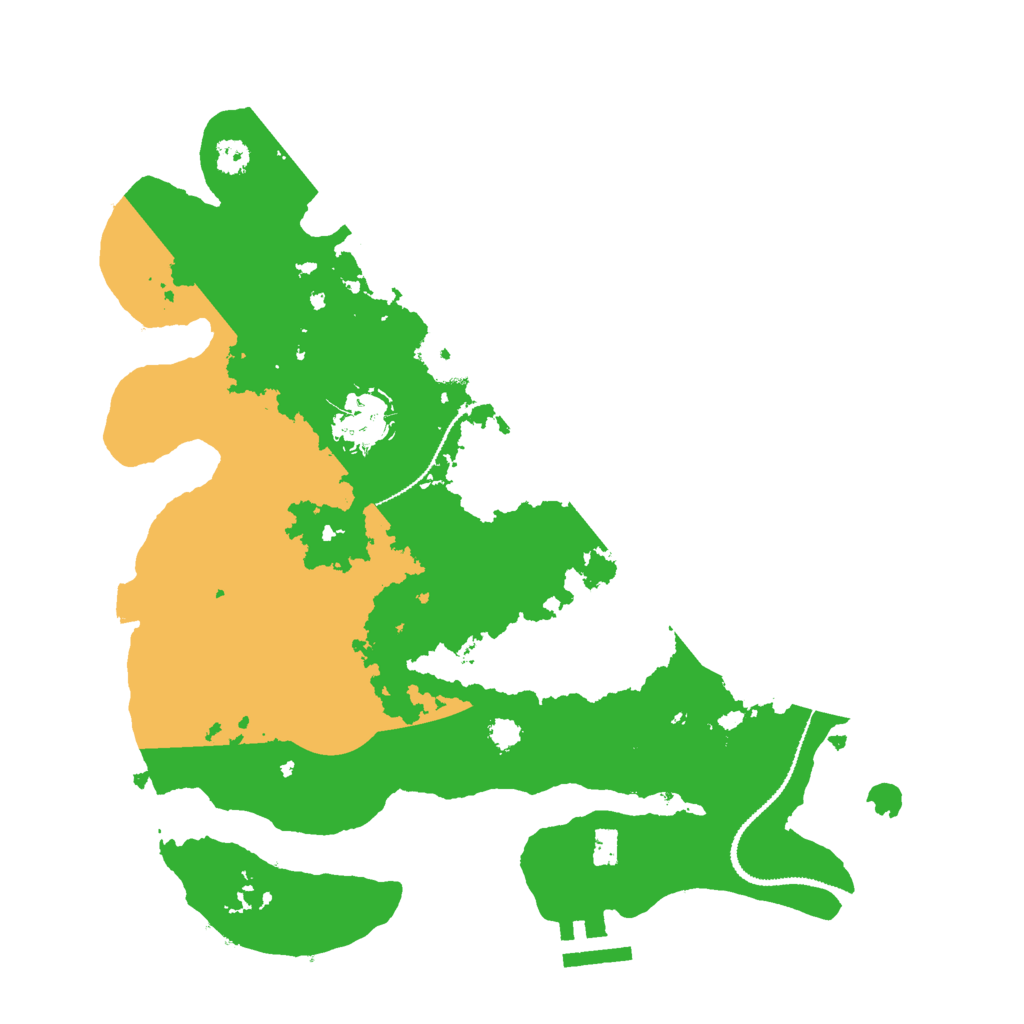 Biome Rust Map: Procedural Map, Size: 3000, Seed: 28676