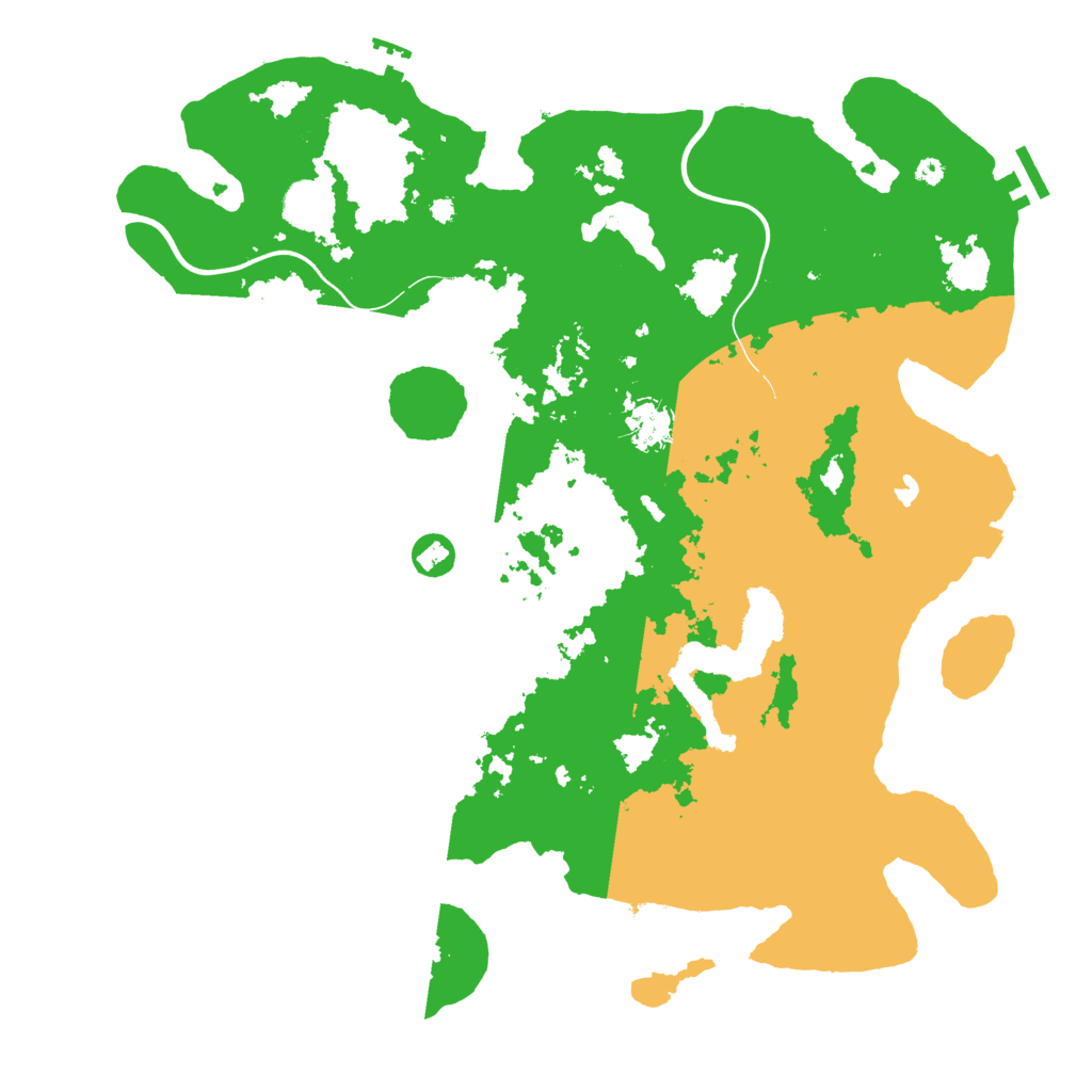 Biome Rust Map: Procedural Map, Size: 4000, Seed: 21723