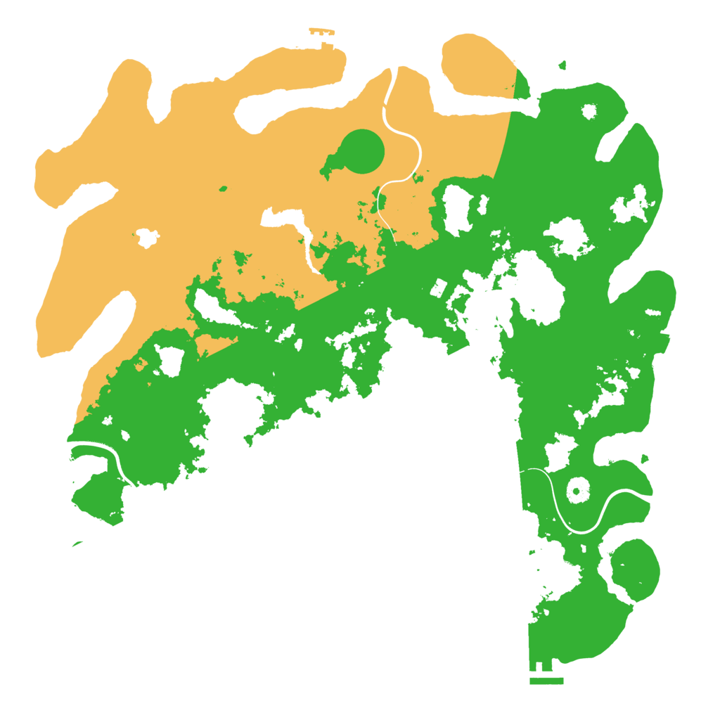 Biome Rust Map: Procedural Map, Size: 4250, Seed: 32568