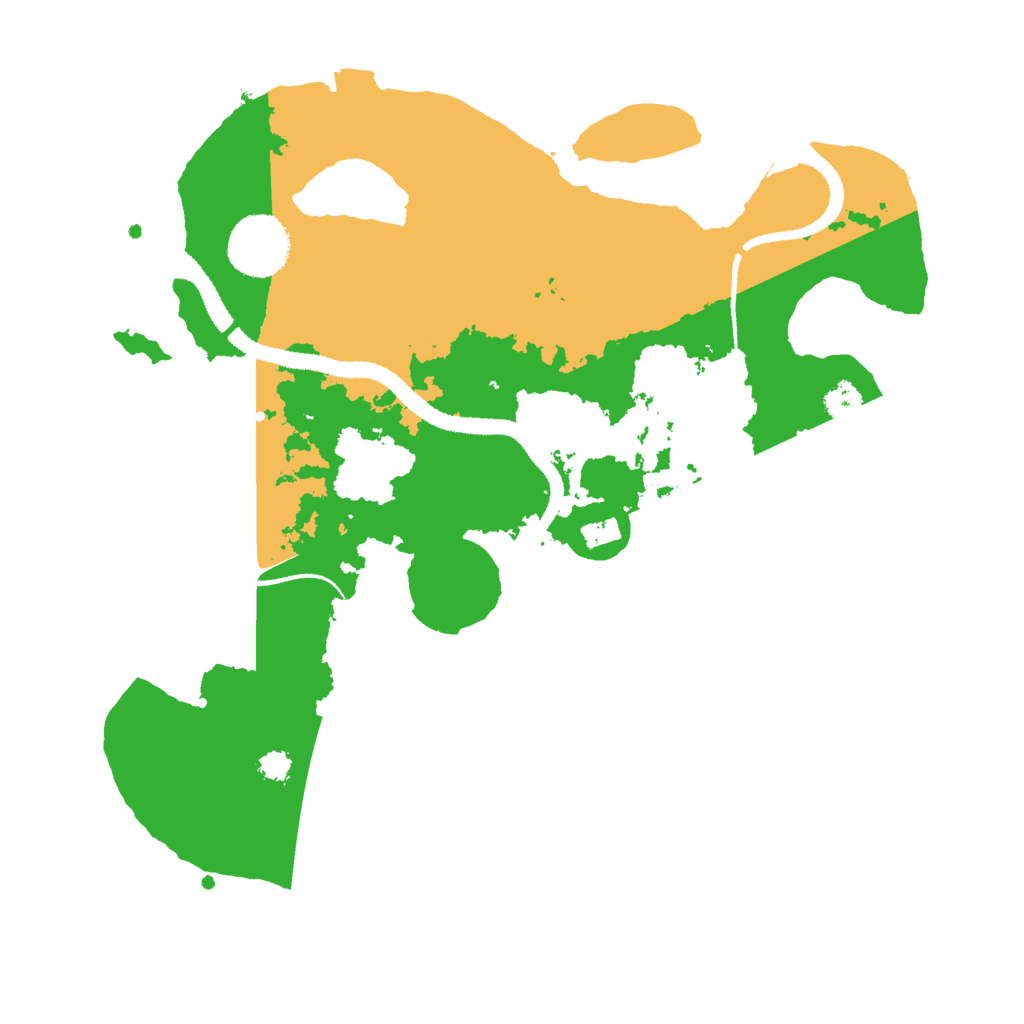 Biome Rust Map: Procedural Map, Size: 3000, Seed: 9398