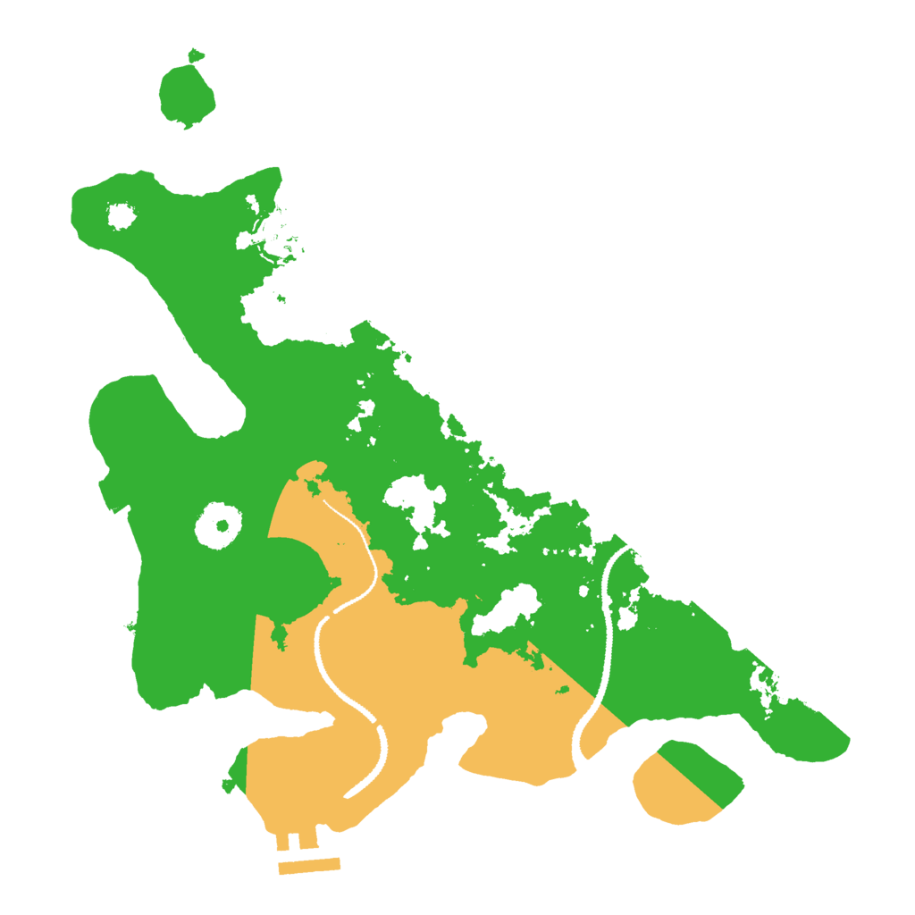Biome Rust Map: Procedural Map, Size: 3000, Seed: 24702