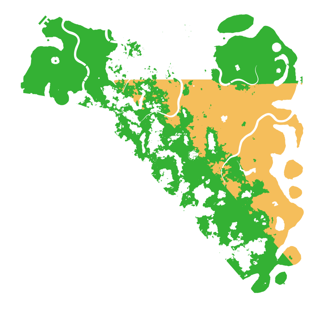 Biome Rust Map: Procedural Map, Size: 6000, Seed: 17175