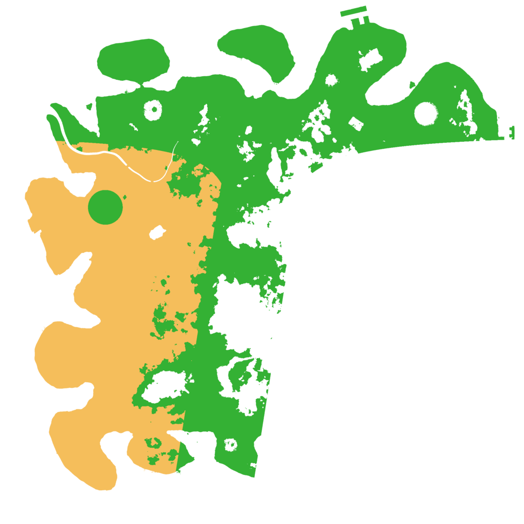 Biome Rust Map: Procedural Map, Size: 4000, Seed: 47362