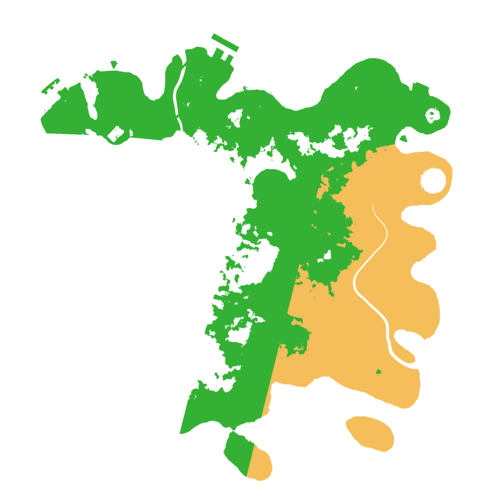 Biome Rust Map: Procedural Map, Size: 3500, Seed: 388649780