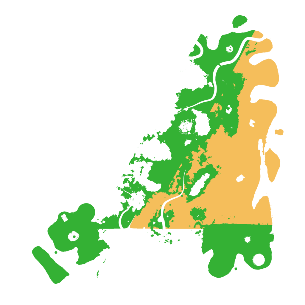 Biome Rust Map: Procedural Map, Size: 4500, Seed: 1182109365