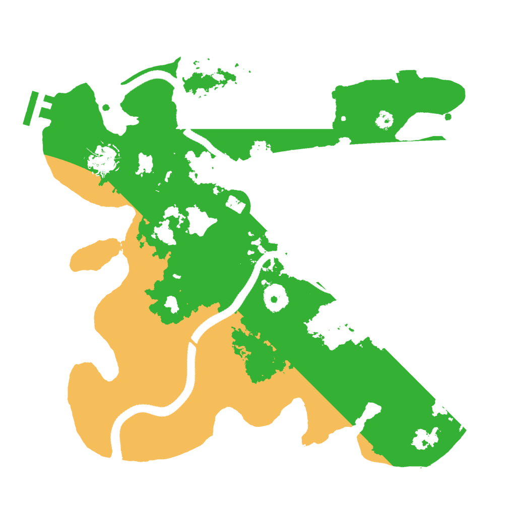 Biome Rust Map: Procedural Map, Size: 3000, Seed: 1338145155