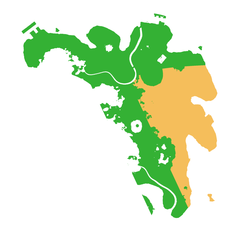 Biome Rust Map: Procedural Map, Size: 3000, Seed: 1528506906