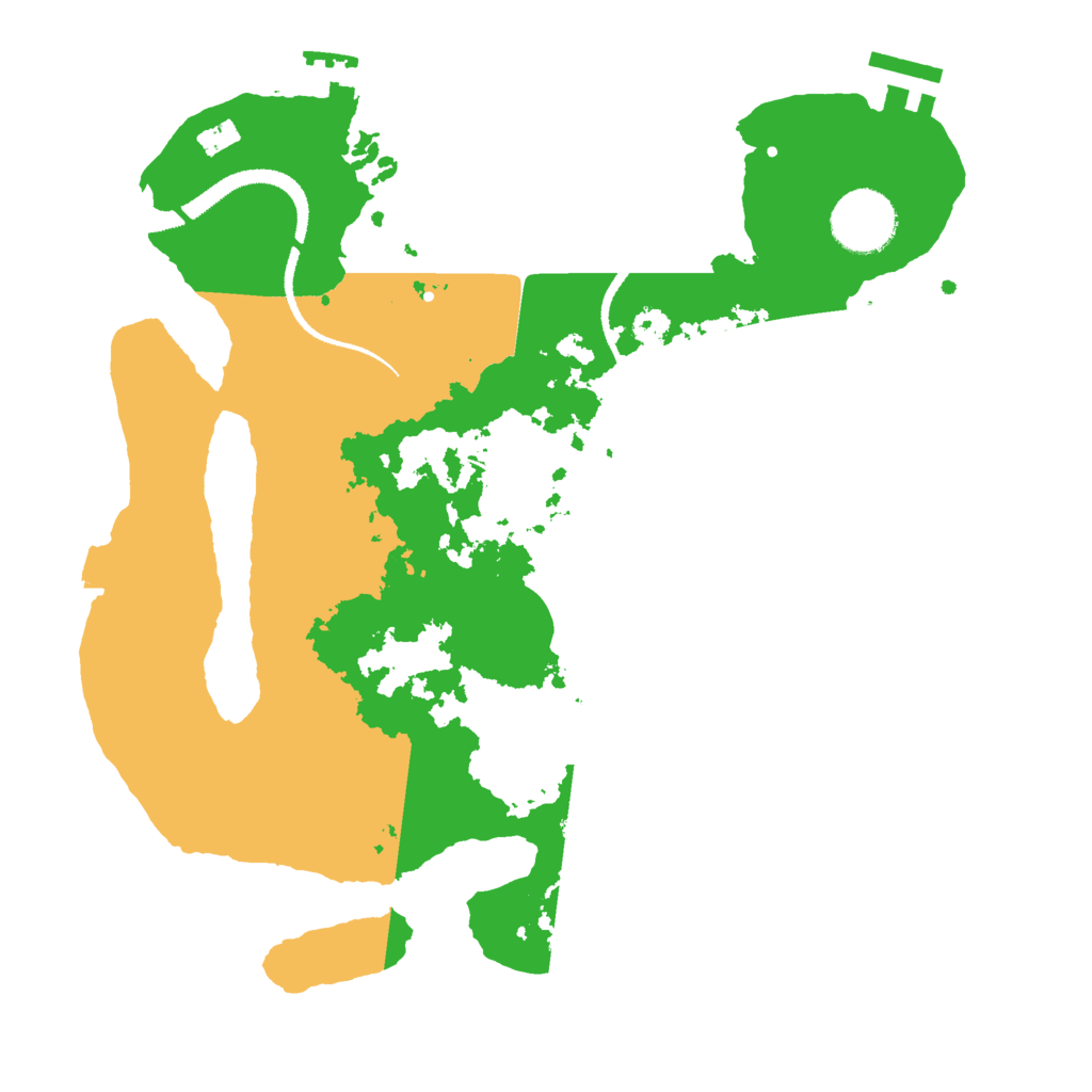 Biome Rust Map: Procedural Map, Size: 3000, Seed: 485912