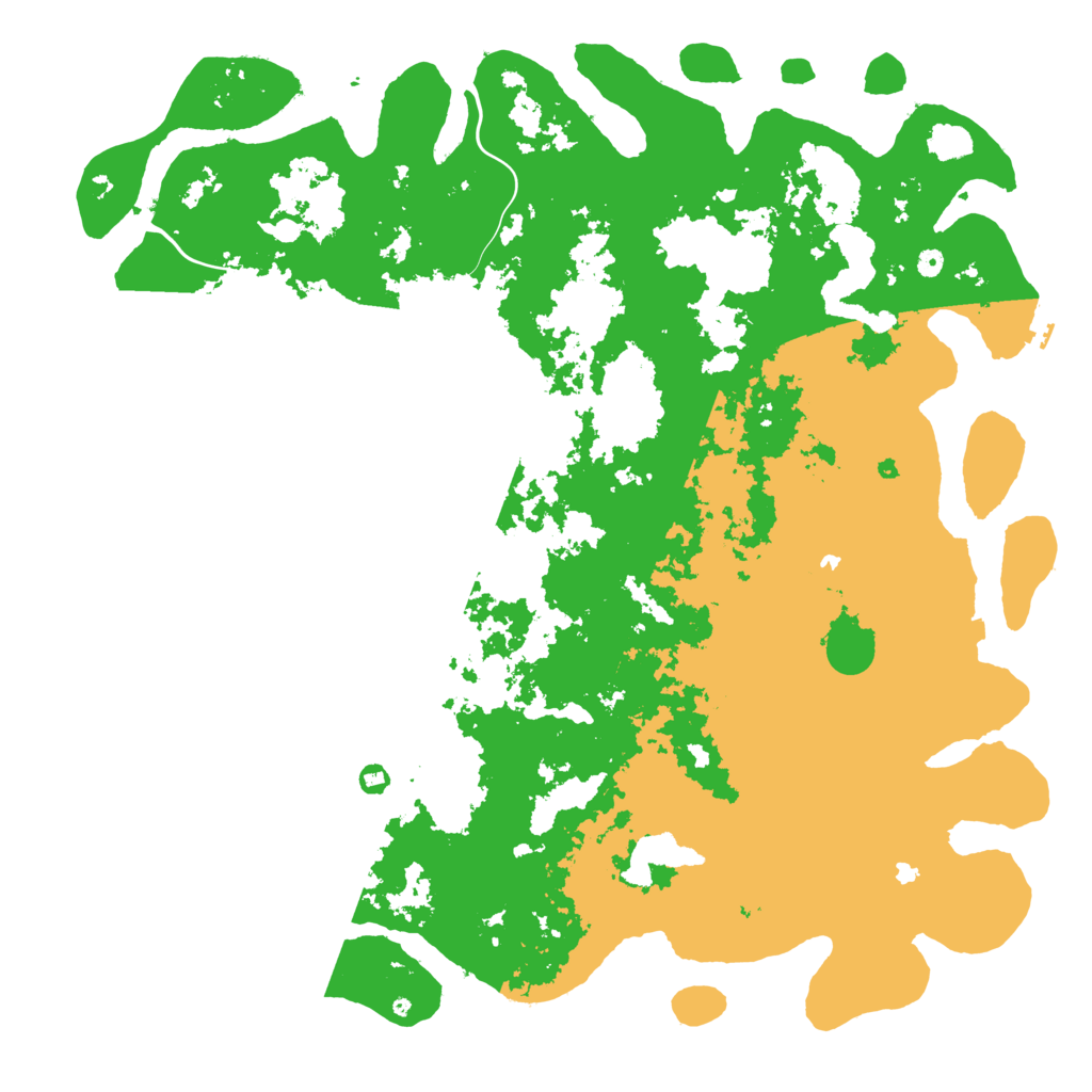 Biome Rust Map: Procedural Map, Size: 6000, Seed: 17085