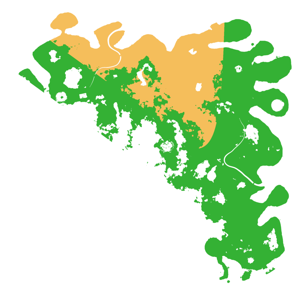 Biome Rust Map: Procedural Map, Size: 4500, Seed: 378364474