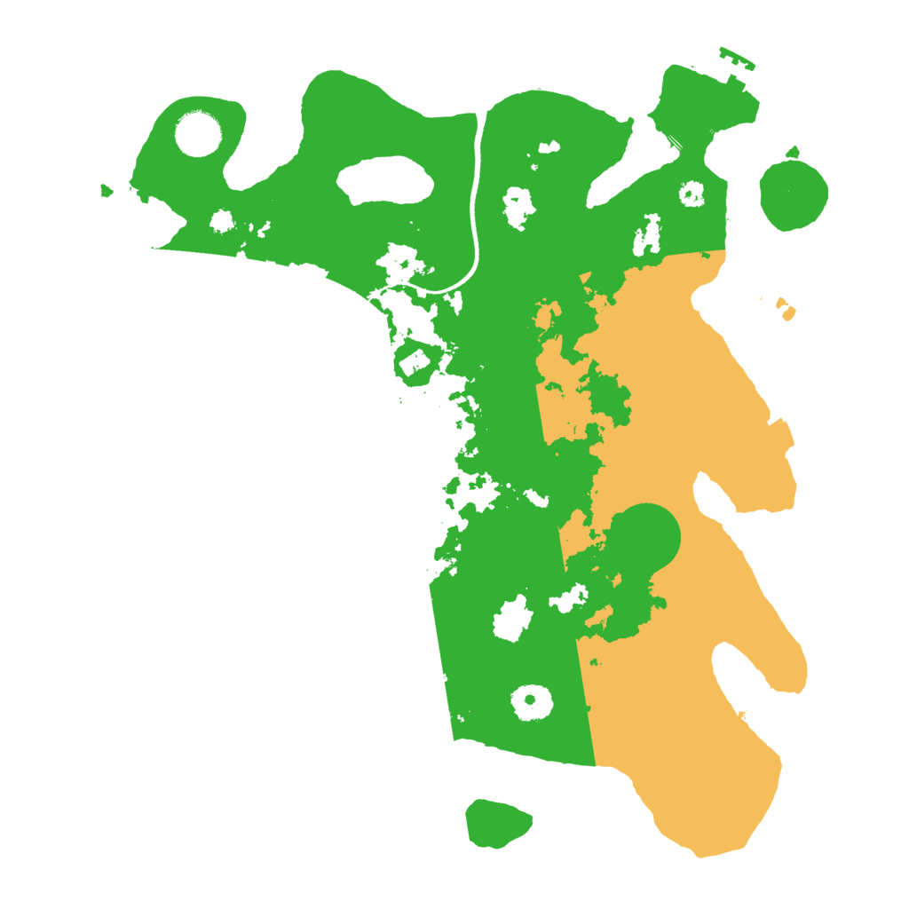 Biome Rust Map: Procedural Map, Size: 3500, Seed: 1916189633