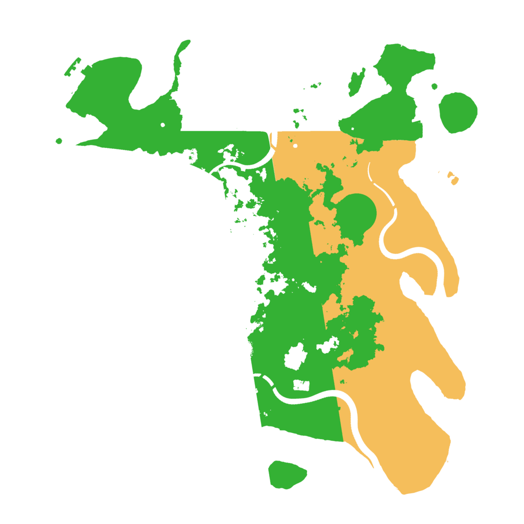 Biome Rust Map: Procedural Map, Size: 3500, Seed: 1916189633
