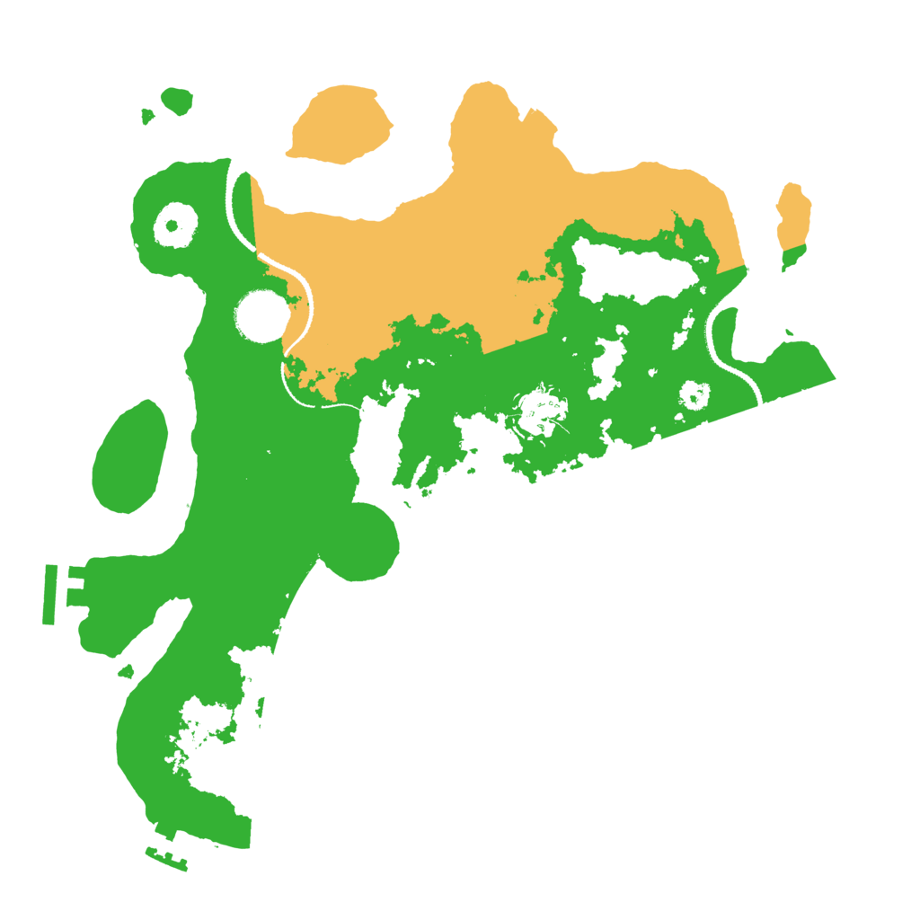 Biome Rust Map: Procedural Map, Size: 3100, Seed: 4456345