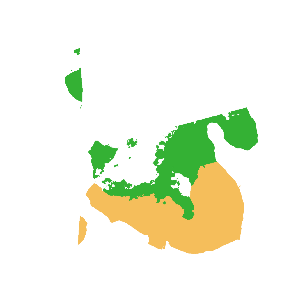 Biome Rust Map: Procedural Map, Size: 2000, Seed: 1086966789