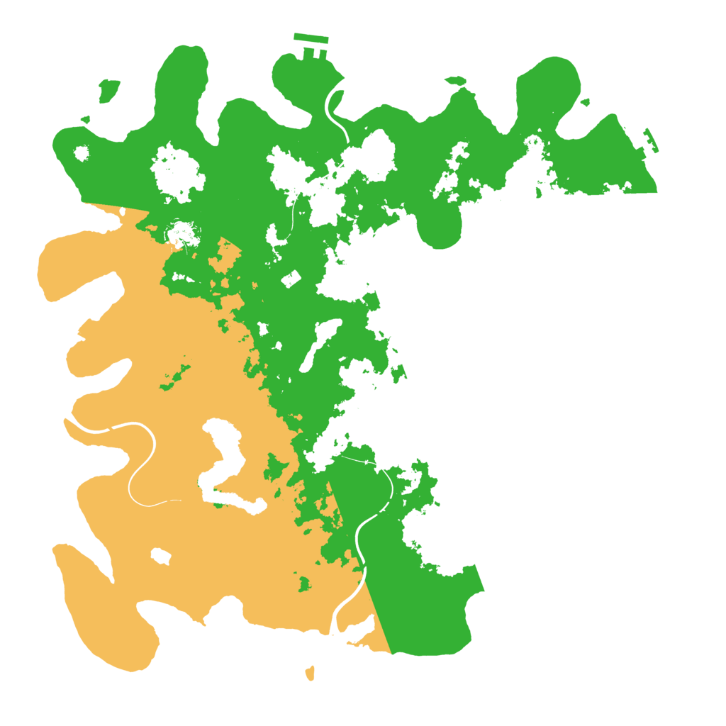 Biome Rust Map: Procedural Map, Size: 4250, Seed: 949256294