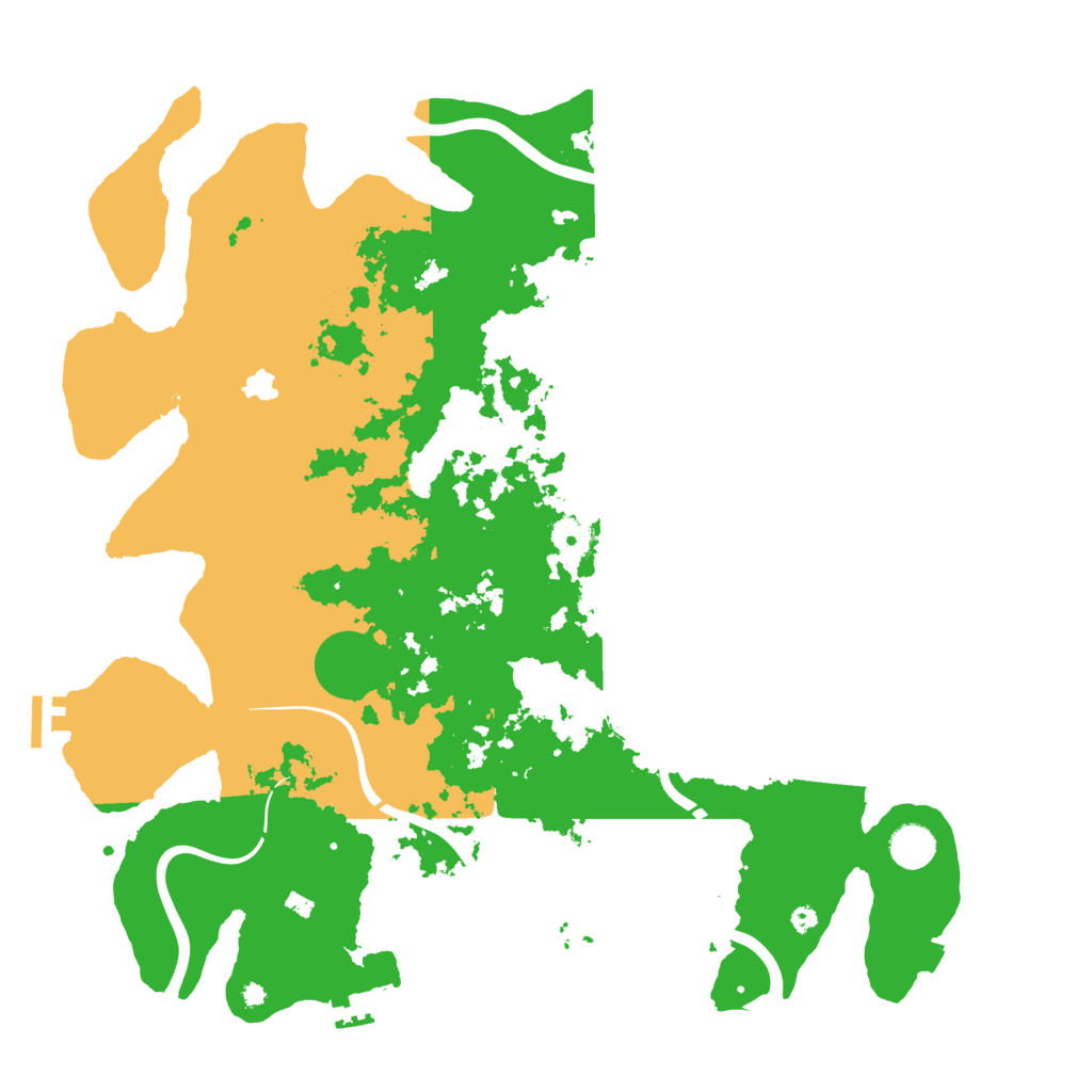 Biome Rust Map: Procedural Map, Size: 4250, Seed: 23918534