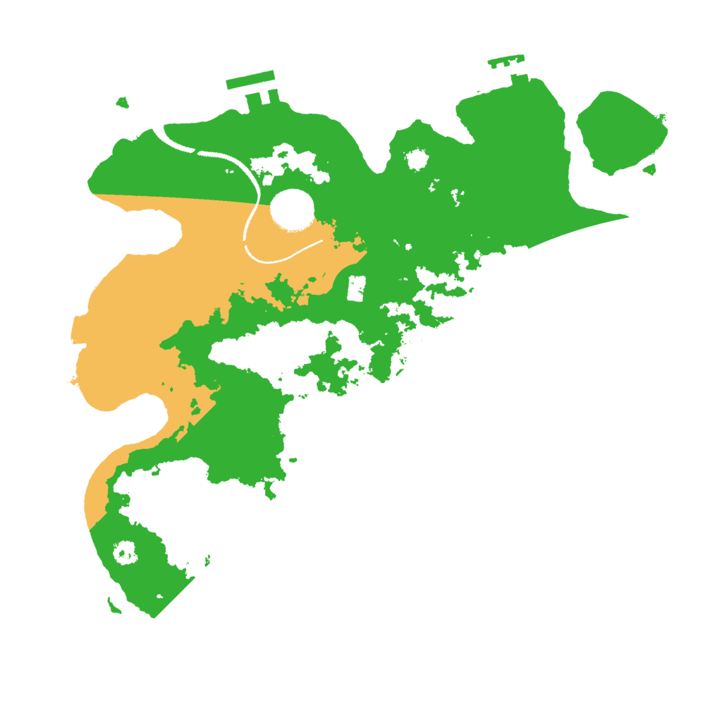Biome Rust Map: Procedural Map, Size: 3000, Seed: 91687256