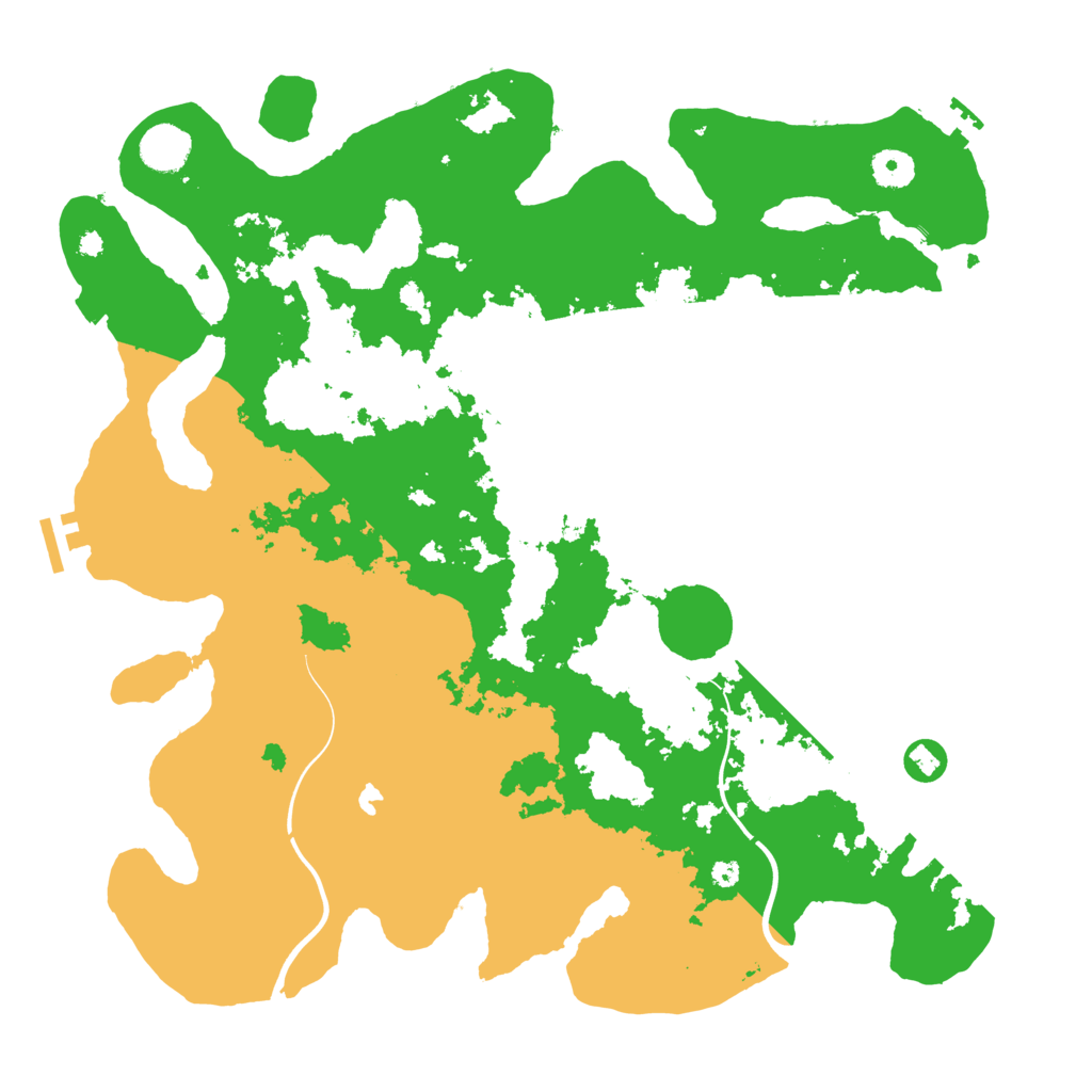 Biome Rust Map: Procedural Map, Size: 4000, Seed: 1338145155