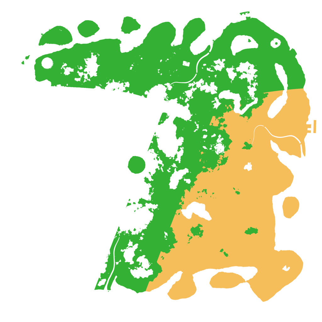 Biome Rust Map: Procedural Map, Size: 5000, Seed: 352165132