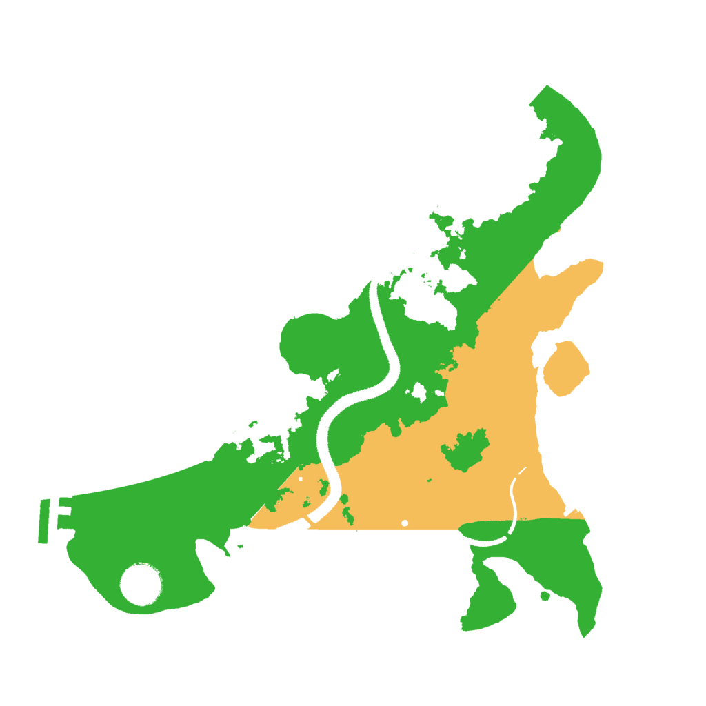 Biome Rust Map: Procedural Map, Size: 3000, Seed: 1596187917
