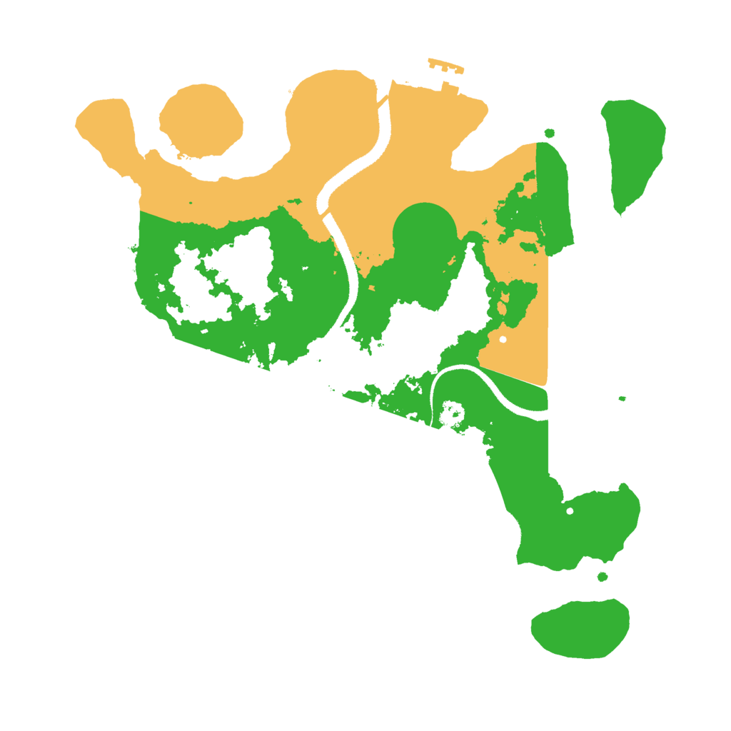 Biome Rust Map: Procedural Map, Size: 3000, Seed: 1904031919