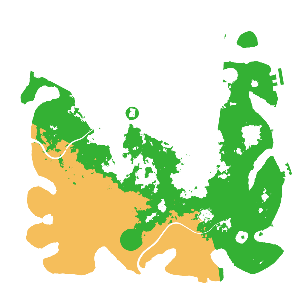 Biome Rust Map: Procedural Map, Size: 3750, Seed: 1039838837