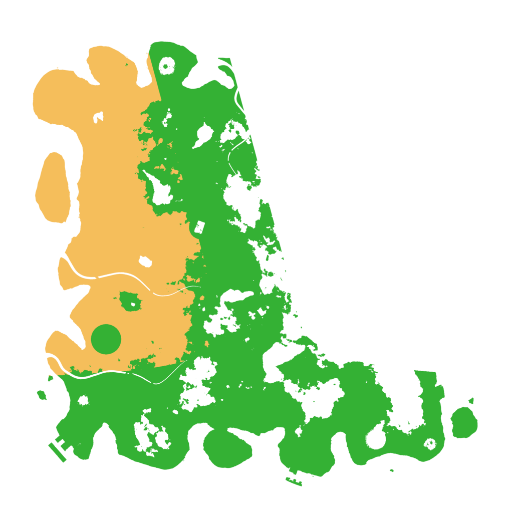 Biome Rust Map: Procedural Map, Size: 4500, Seed: 1269226759