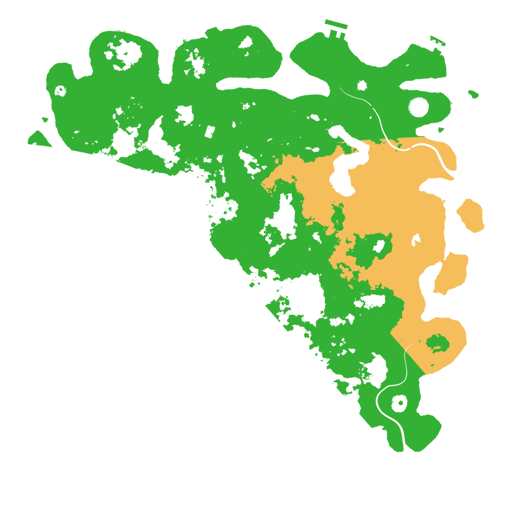 Biome Rust Map: Procedural Map, Size: 4500, Seed: 723818815