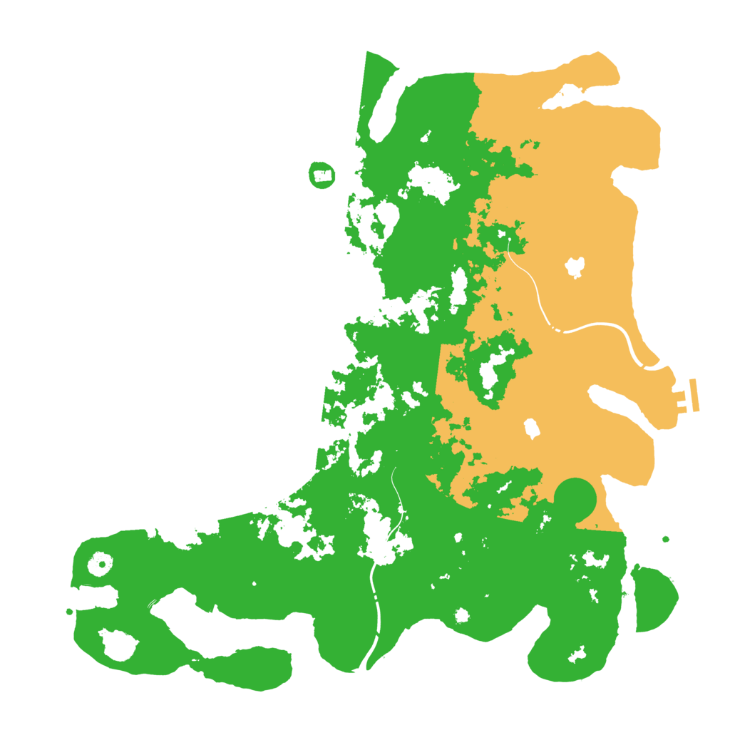 Biome Rust Map: Procedural Map, Size: 4500, Seed: 1741145415