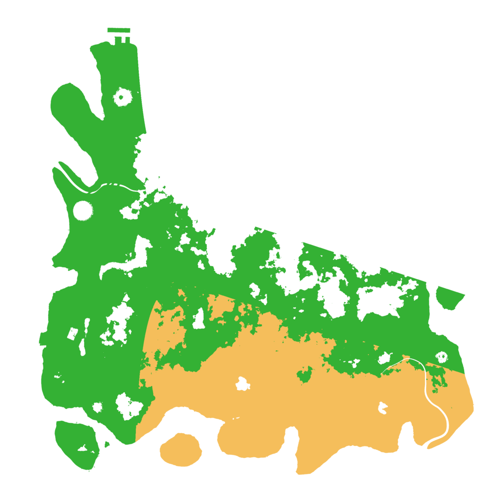 Biome Rust Map: Procedural Map, Size: 4500, Seed: 1406945776