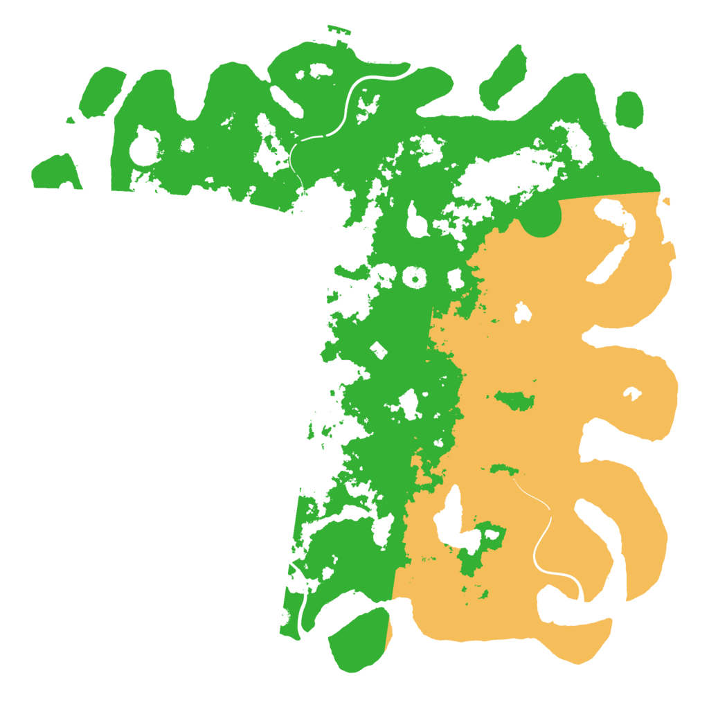 Biome Rust Map: Procedural Map, Size: 4500, Seed: 97392660