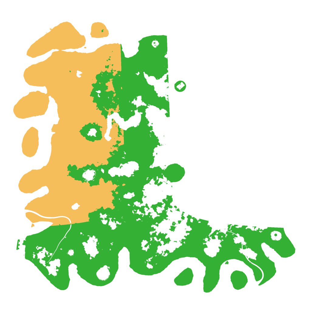 Biome Rust Map: Procedural Map, Size: 4500, Seed: 938730351