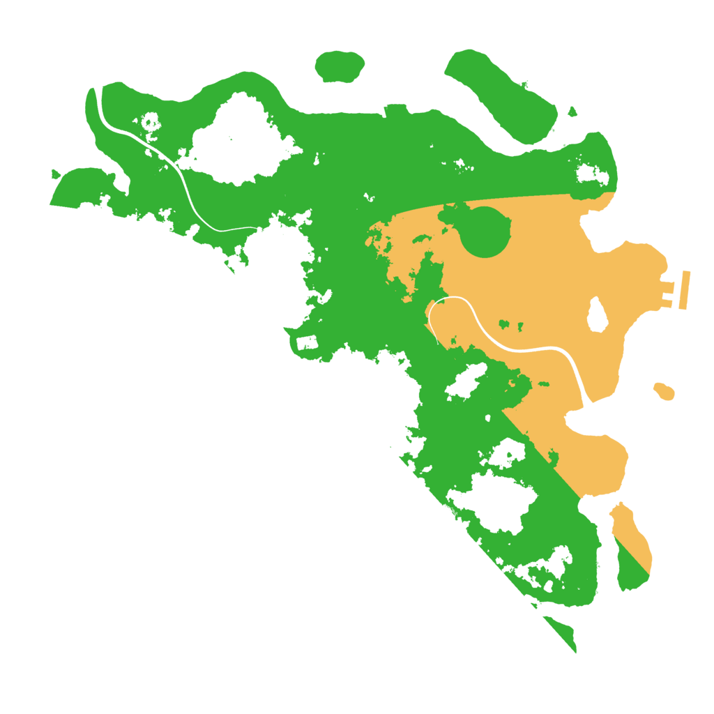 Biome Rust Map: Procedural Map, Size: 3750, Seed: 101884148