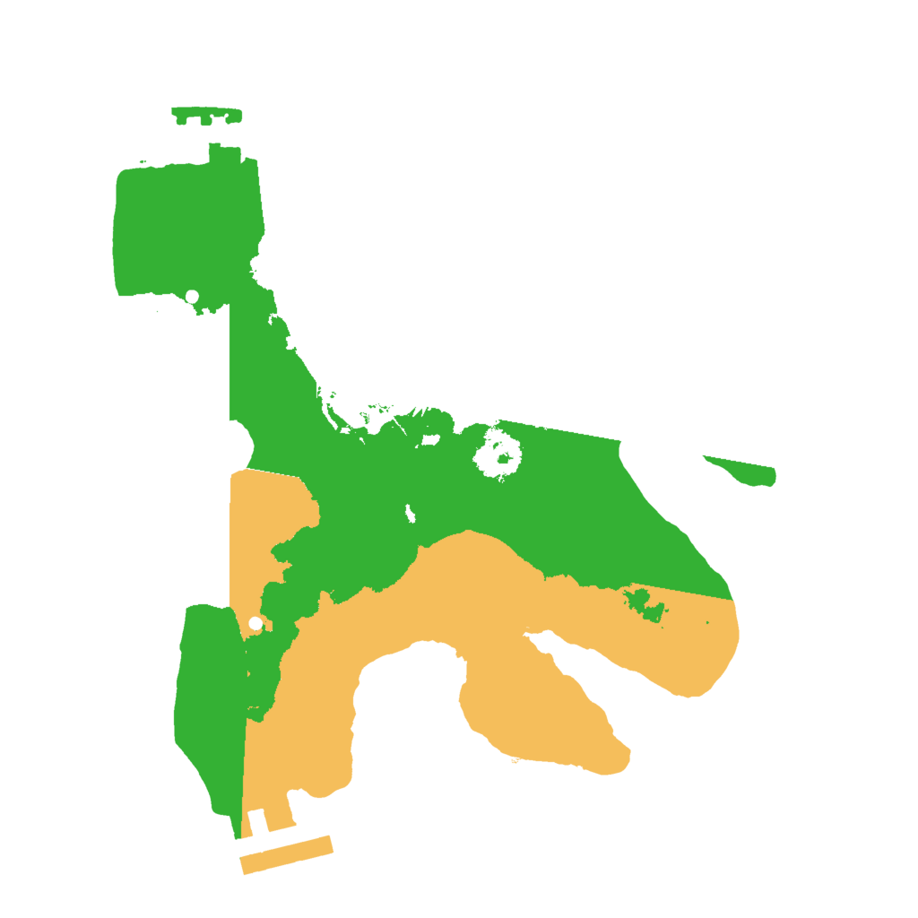 Biome Rust Map: Procedural Map, Size: 2000, Seed: 716463032