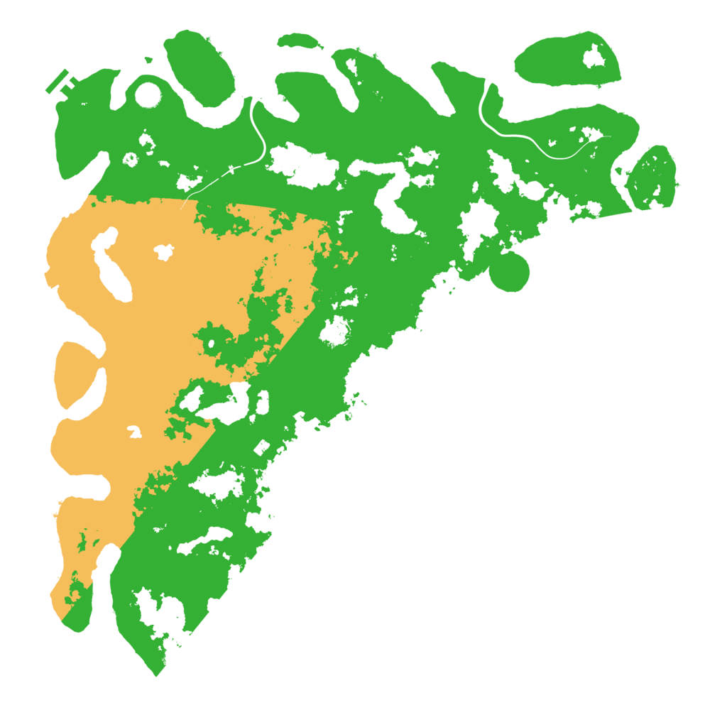 Biome Rust Map: Procedural Map, Size: 5000, Seed: 760761286