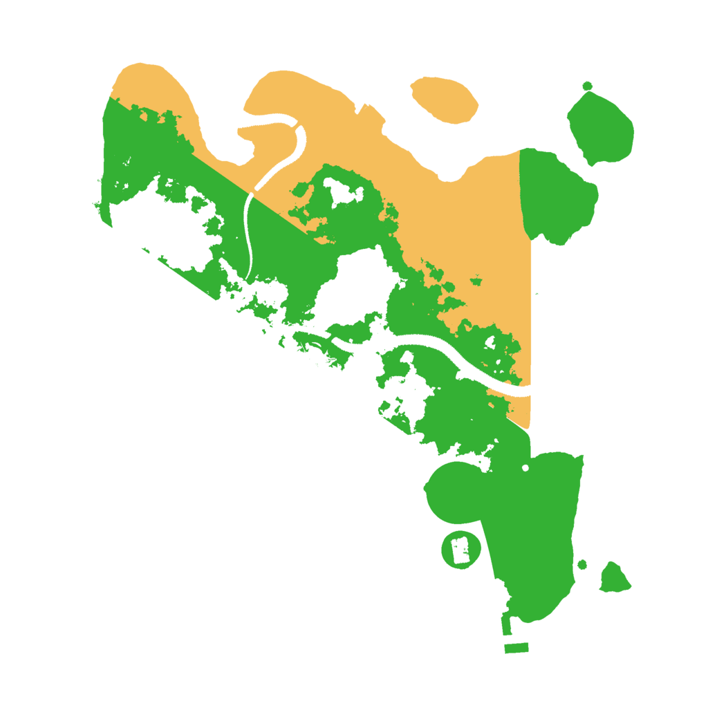 Biome Rust Map: Procedural Map, Size: 3000, Seed: 324246470