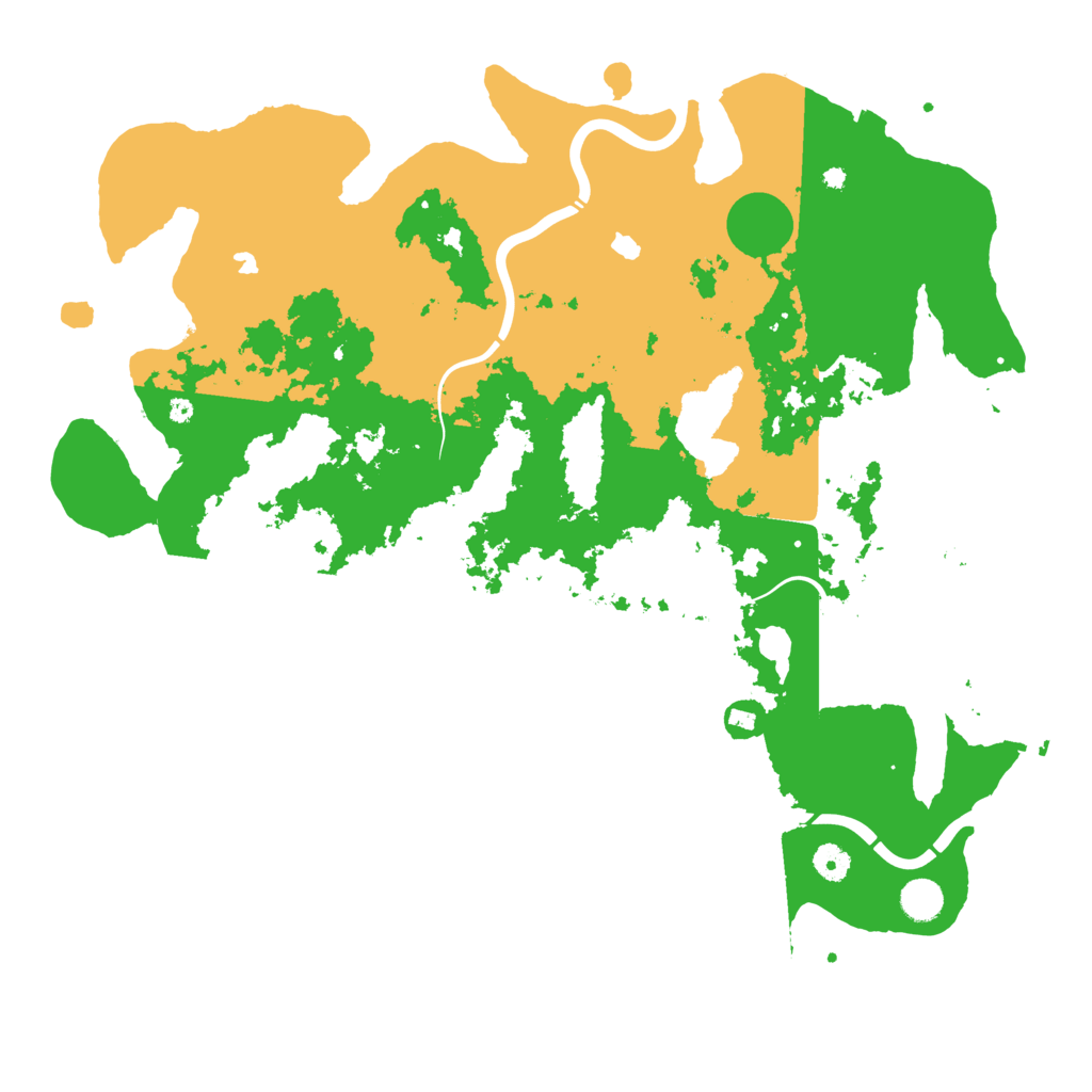 Biome Rust Map: Procedural Map, Size: 4500, Seed: 1859180175