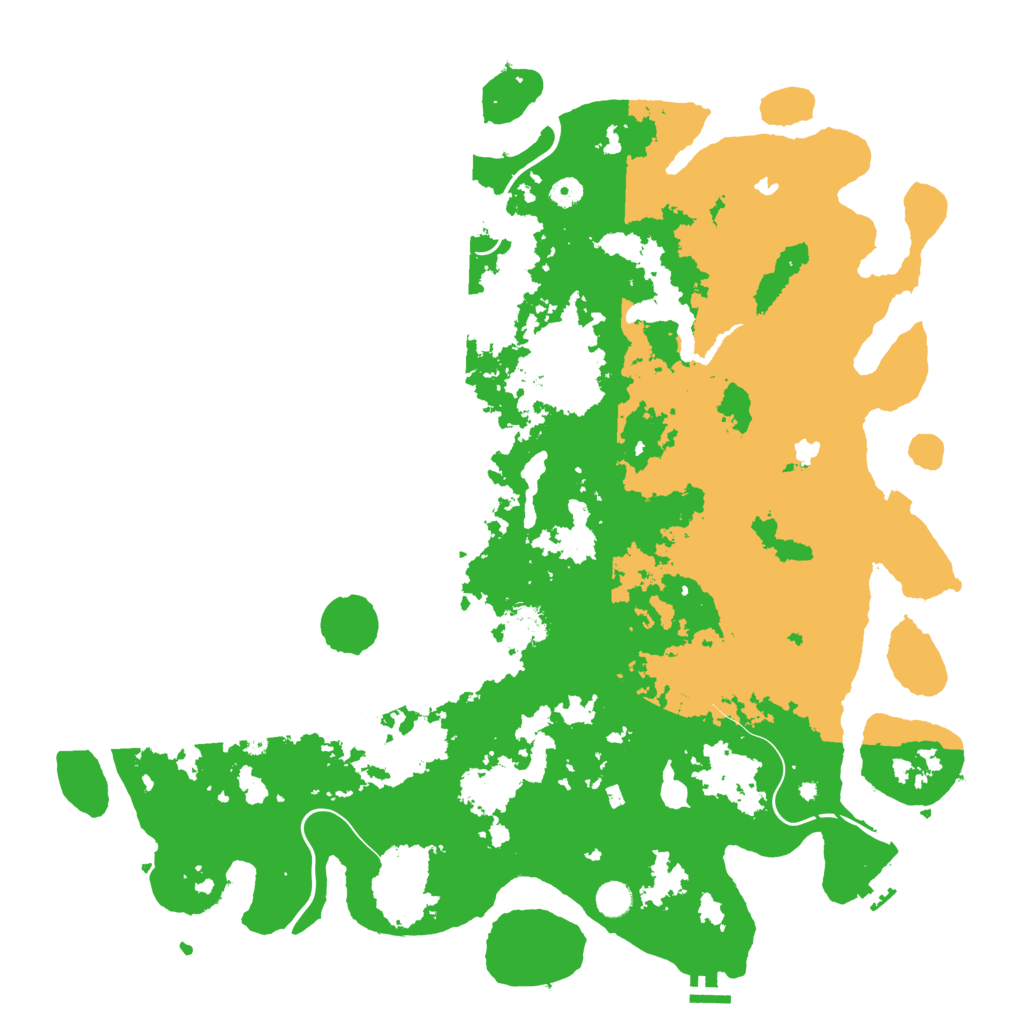 Biome Rust Map: Procedural Map, Size: 5000, Seed: 1422021449