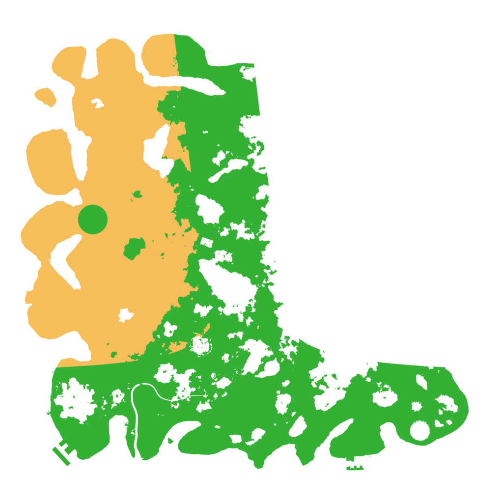 Biome Rust Map: Procedural Map, Size: 4500, Seed: 955722718