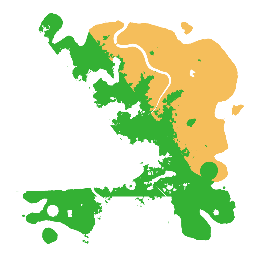 Biome Rust Map: Procedural Map, Size: 4000, Seed: 1342135661