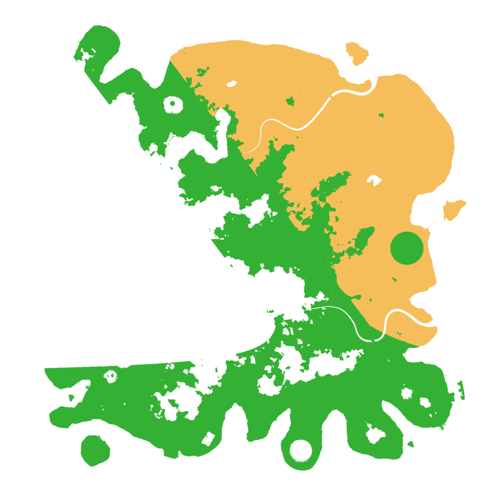 Biome Rust Map: Procedural Map, Size: 4000, Seed: 1342135661