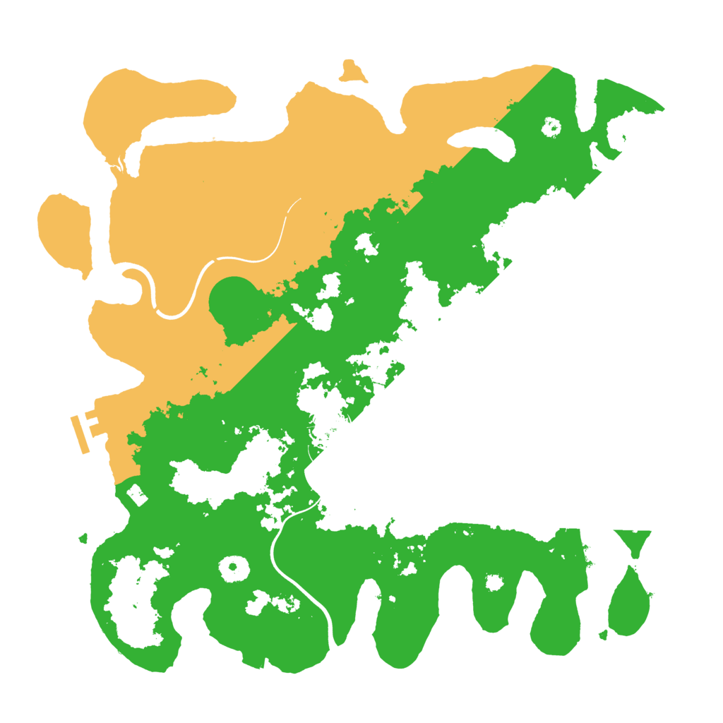 Biome Rust Map: Procedural Map, Size: 3750, Seed: 811453834