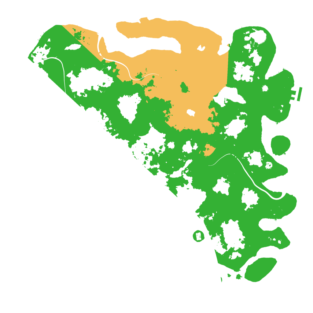 Biome Rust Map: Procedural Map, Size: 4500, Seed: 2006864699