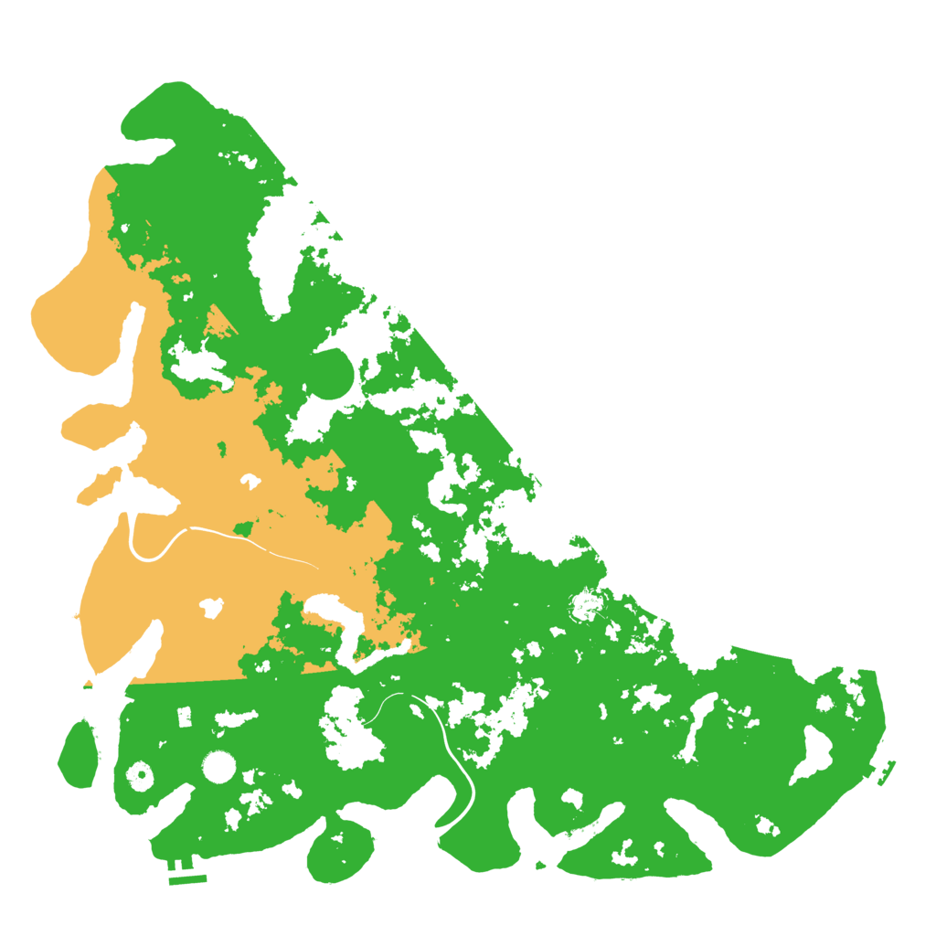 Biome Rust Map: Procedural Map, Size: 5000, Seed: 1654727893